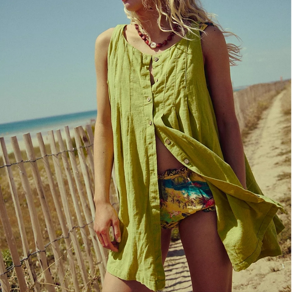 Free People Brown Tunic